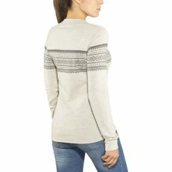 Aclima DesignWool Marius Crew Neck Top Women gråfjell -Training Shirts Shop aclima designwool marius crew neck shirt women grafjell 2