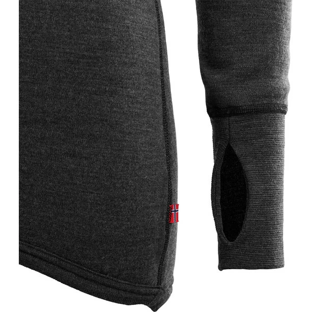 Aclima DoubleWool Zip Polo Shirt Women marengo/jet black 5 Aclima DoubleWool Zip Polo Shirt Women marengo/jet black - Image 3