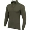 Aclima HotWool Polo with Zip Men olive night -Training Shirts Shop aclima hotwool 230g m2 polo mit zip olive night 1