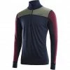 Aclima LightWool Reinforced Mock Neck Shirt Men navy blazer/ranger green/zinfandel -Training Shirts Shop aclima lightwool reinforced mock neck shirt men navy blazer ranger green zinfandel 1