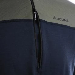 Aclima LightWool Reinforced Mock Neck Shirt Men navy blazer/ranger green/zinfandel 9 Aclima LightWool Reinforced Mock Neck Shirt Men navy blazer/ranger green/zinfandel -Training Shirts Shop aclima lightwool reinforced mock neck shirt men navy blazer ranger green zinfandel 4