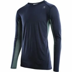 Aclima LightWool Sports Shirt Men navy blazer/north atlantic