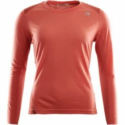 Aclima LightWool Sports Shirt Women burnt sienna/red ochre