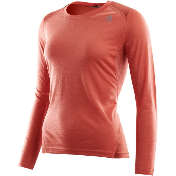 Aclima LightWool Sports Shirt Women burnt sienna/red ochre 4 Aclima LightWool Sports Shirt Women burnt sienna/red ochre - Image 2