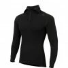 Aclima WarmWool Polo Men jet black -Training Shirts Shop aclima warmwool polo men jet black 1