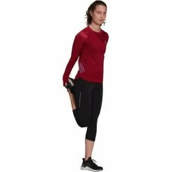 Adidas Adizero Longsleeve Shirt Women legacy burgundy -Training Shirts Shop adidas adizero longsleeve shirt women legacy burgundy 4