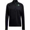 Adidas Adizero LS 1/2 Zip Shirt Men black -Training Shirts Shop adidas adizero ls 1 2 zip shirt men black 1