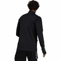 Adidas Adizero LS 1/2 Zip Shirt Men black -Training Shirts Shop adidas adizero ls 1 2 zip shirt men black 3