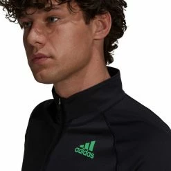 Adidas Adizero LS 1/2 Zip Shirt Men black -Training Shirts Shop adidas adizero ls 1 2 zip shirt men black 5