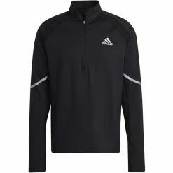 Adidas Fast 1/2 Zip Shirt Men black