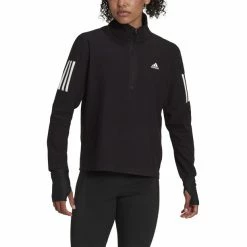 Adidas OTR 1/2 Zip Shirt Women black -Training Shirts Shop adidas otr 1 2 zip shirt women black 4