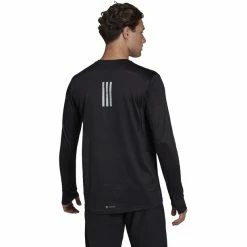 Adidas OTR Long Sleeve Shirt Men black/reflective silver -Training Shirts Shop adidas otr long sleeve shirt men black reflective silver 5