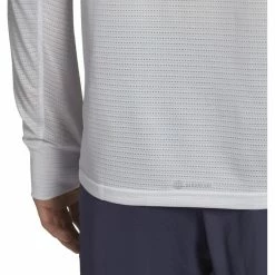 Adidas OTR Long Sleeve Shirt Men white/reflective silver -Training Shirts Shop adidas otr long sleeve shirt men white reflective silver 3