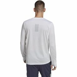 Adidas OTR Long Sleeve Shirt Men white/reflective silver -Training Shirts Shop adidas otr long sleeve shirt men white reflective silver 5