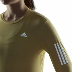 Adidas OTR Longsleeve Tee Women almost yellow -Training Shirts Shop adidas otr longsleeve tee women almost yellow 3