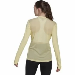 Adidas OTR Longsleeve Tee Women almost yellow -Training Shirts Shop adidas otr longsleeve tee women almost yellow 5