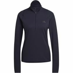 Adidas RN Fast 1/2 Zip Shirt Women legend ink