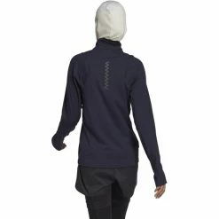 Adidas RN Fast 1/2 Zip Shirt Women legend ink -Training Shirts Shop adidas rn fast 1 2 zip shirt women legend ink 6
