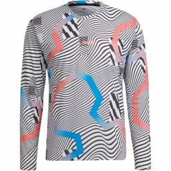 Adidas TERREX Trail Graphic Longsleeve Shirt Men white/black