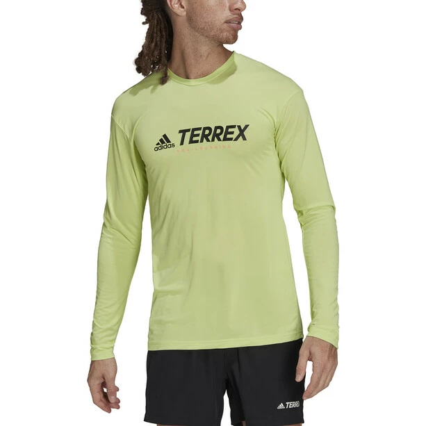 Adidas TERREX Trail Longsleeve Shirt Men pulse lime 4 Adidas TERREX Trail Longsleeve Shirt Men pulse lime - Image 2