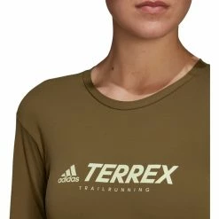 Adidas TERREX Trail Longsleeve Shirt Women focus olive -Training Shirts Shop adidas terrex trail longsleeve shirt women focus olive 5
