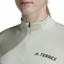Adidas TERREX XPR Longsleeve Shirt Women linen green -Training Shirts Shop adidas terrex xpr longsleeve shirt women linen green 5