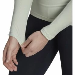 Adidas TERREX XPR Longsleeve Shirt Women linen green -Training Shirts Shop adidas terrex xpr longsleeve shirt women linen green 6