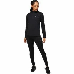 Asics Core 1/2 Zip LS Winter Top Women performance black -Training Shirts Shop asics core 1 2 zip ls winter top women performance black 6