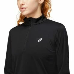 Asics Core LS 1/2 Zip Top Women performance black -Training Shirts Shop asics core ls 1 2 zip top women performance black 5