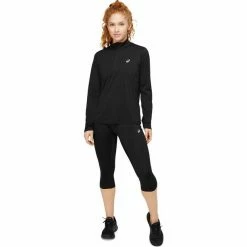 Asics Core LS 1/2 Zip Top Women performance black -Training Shirts Shop asics core ls 1 2 zip top women performance black 6