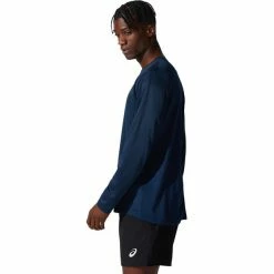 Asics Core LS Top Men french blue -Training Shirts Shop asics core ls top men french blue 3