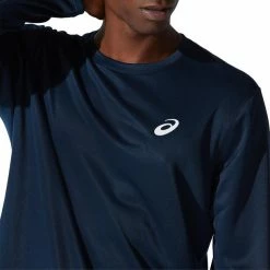 Asics Core LS Top Men french blue -Training Shirts Shop asics core ls top men french blue 4
