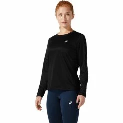 Asics Core LS Top Women performance black -Training Shirts Shop asics core ls top women performance black 3