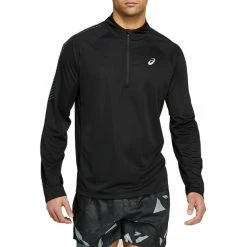 Asics Icon LS 1/2 Zip Top Men performance black/carrier grey