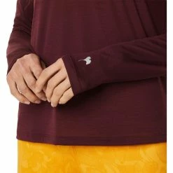 Asics Runkoyo Mock Neck LS Top Women deep mars -Training Shirts Shop asics runkoyo mock neck ls top women deep mars 6