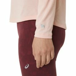 Asics Runkoyo Mock Neck LS Top Women frosted rose -Training Shirts Shop asics runkoyo mock neck ls top women frosted rose 6