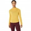 Asics Runkoyo Mock Neck LS Top Women tiger yellow -Training Shirts Shop asics runkoyo mock neck ls top women tiger yellow 1