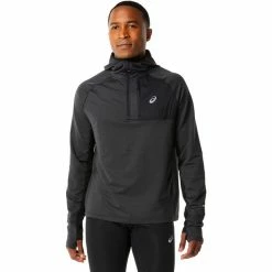 Asics Winter Run Hoodie Men performance black heather