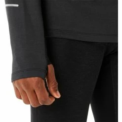 Asics Winter Run Hoodie Men performance black heather -Training Shirts Shop asics winter run hoodie men performance black heather 6