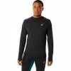Asics Winter Run LS Top Men performance black -Training Shirts Shop asics winter run ls top men performance black 1