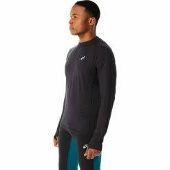 Asics Winter Run LS Top Men performance black -Training Shirts Shop asics winter run ls top men performance black 3