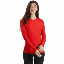 Berghaus 24/7 Base LS Crew Tee Women goji berry -Training Shirts Shop berghaus 24 7 base ls crew tee women goji berry 3