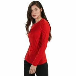 Berghaus 24/7 Base LS Crew Tee Women goji berry -Training Shirts Shop berghaus 24 7 base ls crew tee women goji berry 5