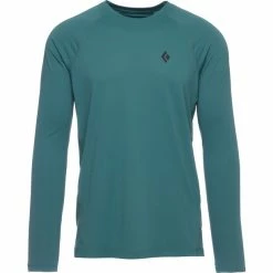 Black Diamond Alpenglow Crew LS Shirt Men raging sea