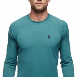 Black Diamond Alpenglow Crew LS Shirt Men raging sea 9 Black Diamond Alpenglow Crew LS Shirt Men raging sea -Training Shirts Shop black diamond alpenglow crew ls shirt men raging sea 4
