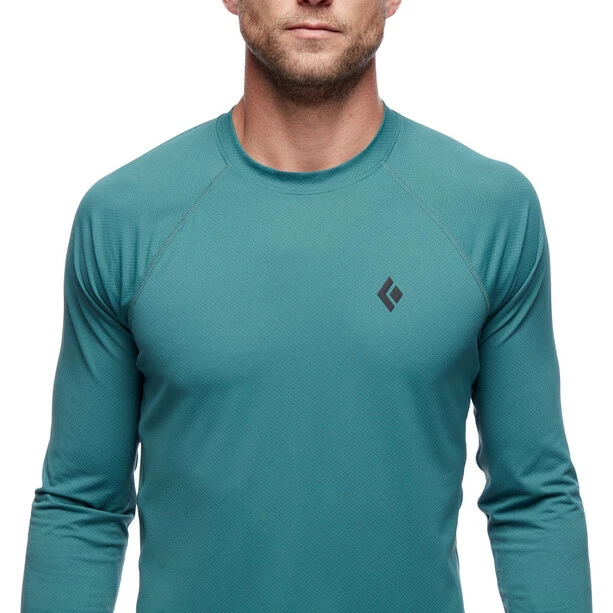 Black Diamond Alpenglow Crew LS Shirt Men raging sea 6 Black Diamond Alpenglow Crew LS Shirt Men raging sea - Image 4