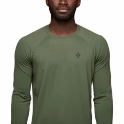 Black Diamond Alpenglow Crew LS Shirt Men tundra -Training Shirts Shop black diamond alpenglow crew ls shirt men tundra 4