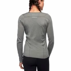 Black Diamond Rhythm LS Tee Women nickel -Training Shirts Shop black diamond rhythm ls tee women nickel 3