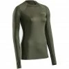 Cep Reflective LS Shirt Women dark green -Training Shirts Shop cep reflective ls shirt women dark green 1