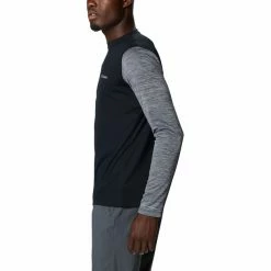 Columbia Zero Rules LS Shirt Men black/black heather -Training Shirts Shop columbia zero rules ls shirt men black black heather 4